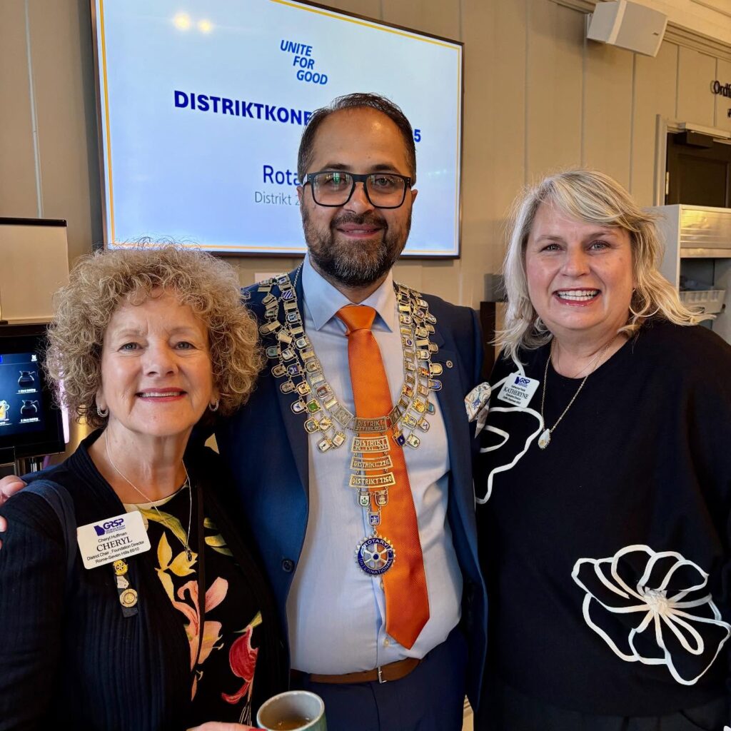 Foundation Director Cheryl Huffman, Norway GRSP Coordinator Sean Armana, and GRSP Executive Director Katheryne Fields